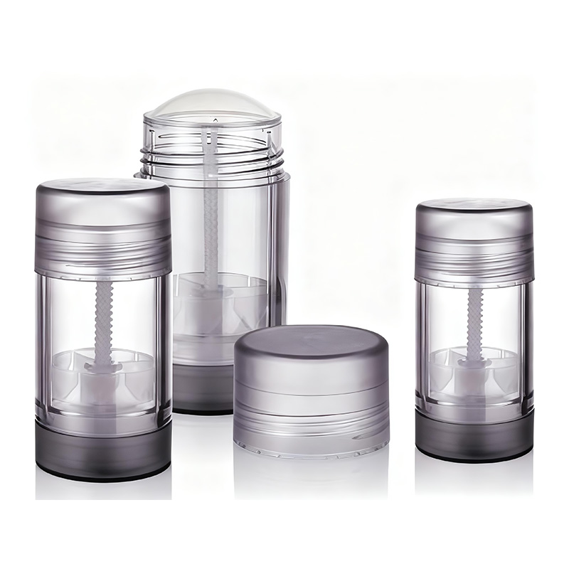Contenitore per stick deodorante in plastica trasparente