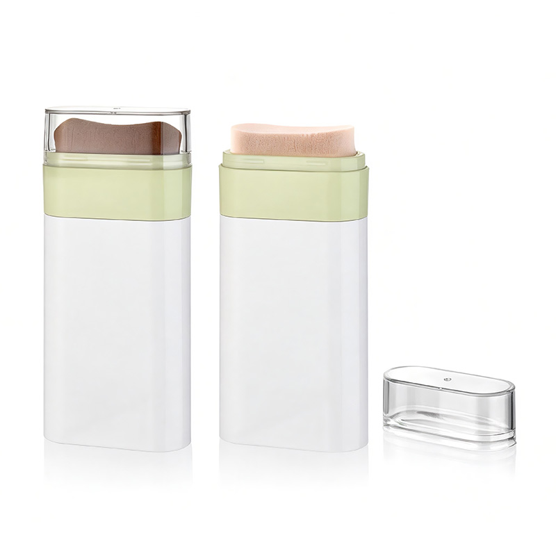 Contenitore per stick deodorante in plastica con pennello